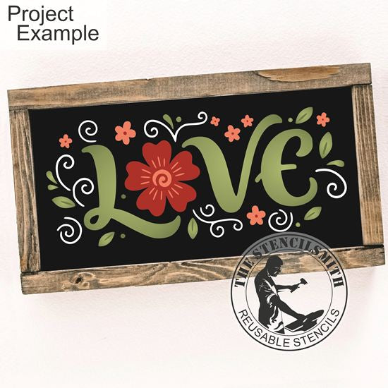 10325 Love Stencil