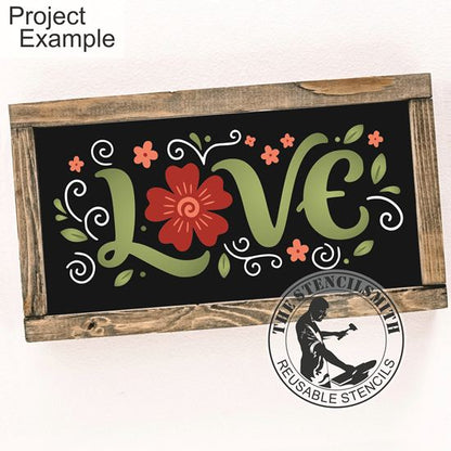 10325 Love Stencil