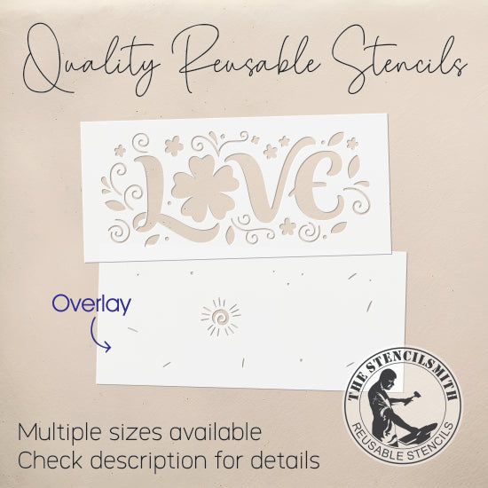 10325 Love Stencil - The Stencilsmith