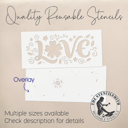 10325 Love Stencil - The Stencilsmith