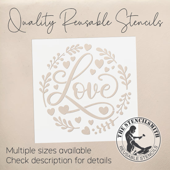 10329 Love Stencil - The Stencilsmith
