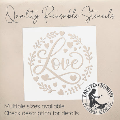 10329 Love Stencil - The Stencilsmith