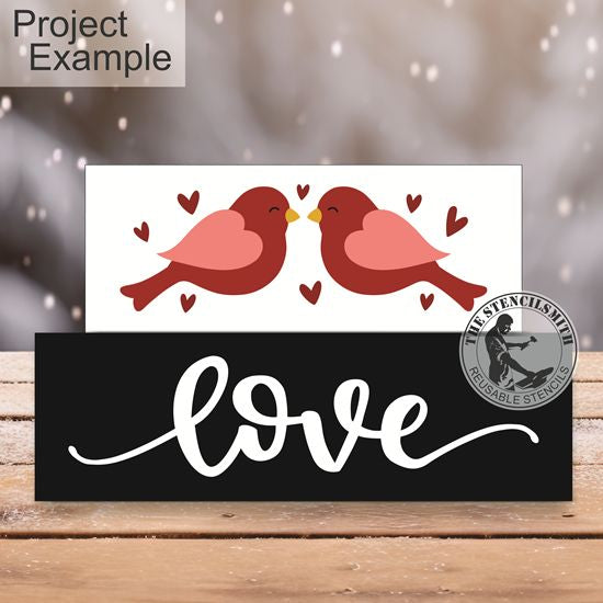 10332 Love Birds Block Stencil Set