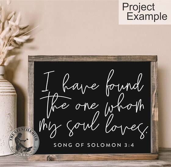 10333 I Have Found Stencil - The Stencilsmith