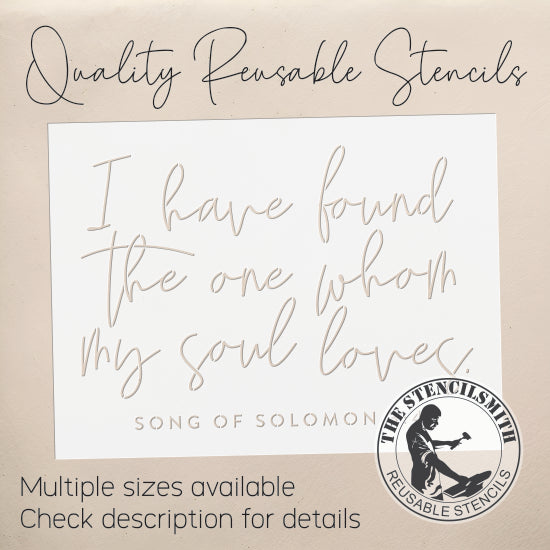10333 I Have Found Stencil - The Stencilsmith