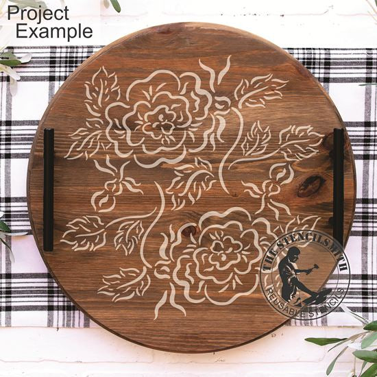 10342 Decorative Floral Stencils