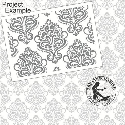 10334 Damask Pattern Stencil