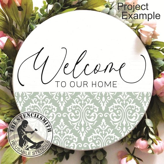 10348 Welcome To Our Home Stencil