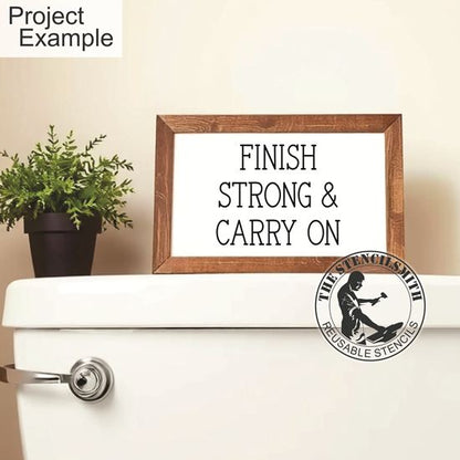 10356 Bathroom Humor Mini Stencils