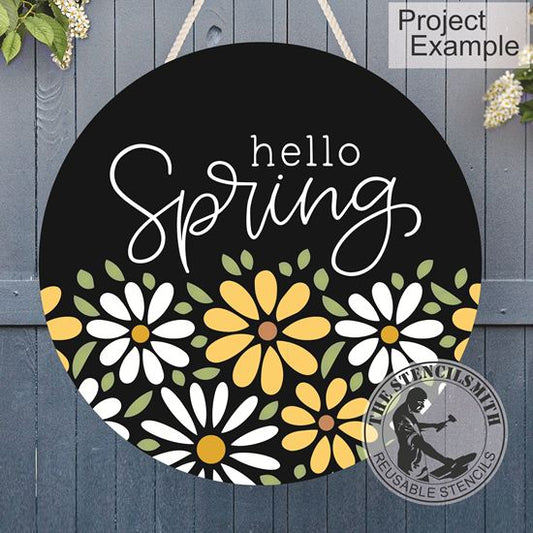 10361 Hello Spring Stencil