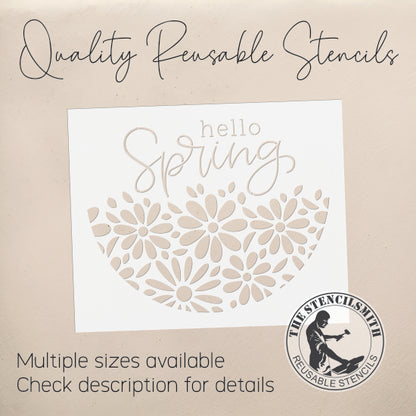 10361 Hello Spring Stencil - The Stencilsmith