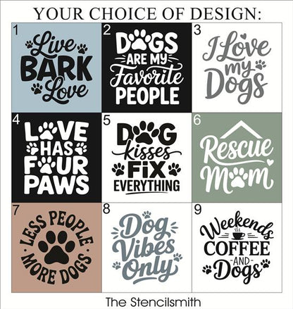10362 Dog Mini Stencils
