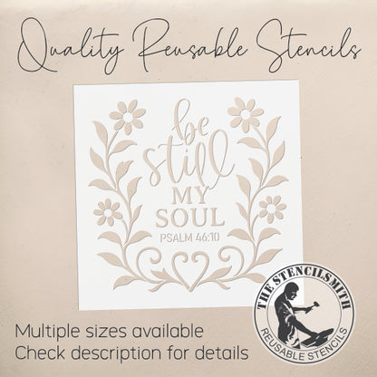 10370 Be Still My Soul Stencil - The Stencilsmith