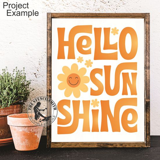 10371 Hello Sunshine Stencil