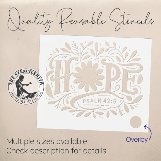 10374 Hope Stencil - The Stencilsmith