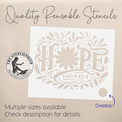 10374 Hope Stencil - The Stencilsmith