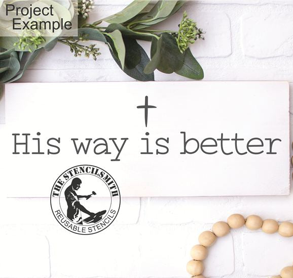 10376 Faith Collection Stencil - The Stencilsmith
