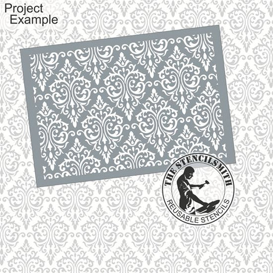 10377 Damask Pattern Stencil