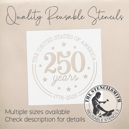 10378 United States 250 Years Stencil - The Stencilsmith