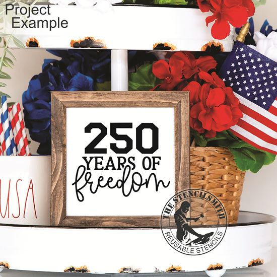 10382 USA 250th Anniversary Collection Stencil - The Stencilsmith
