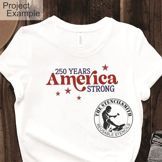 10382 USA 250th Anniversary Collection Stencil - The Stencilsmith