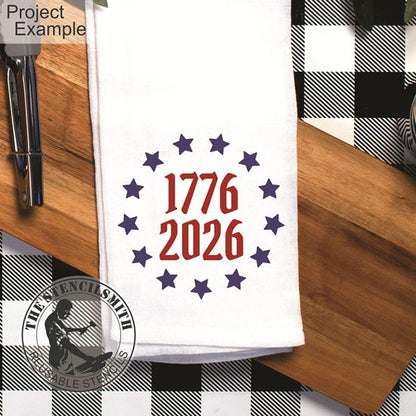 10386 250th Anniversary Mini Stencils - The Stencilsmith