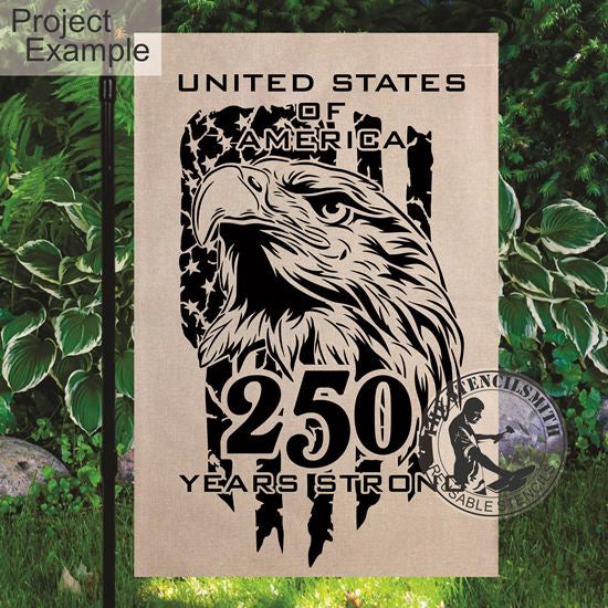 10387 United States 250th Eagle Stencil - The Stencilsmith