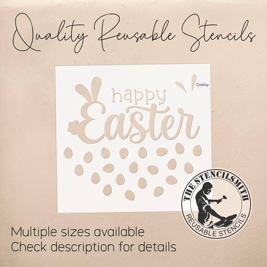 10388 Happy Easter Stencil - The Stencilsmith