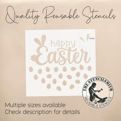 10388 Happy Easter Stencil - The Stencilsmith