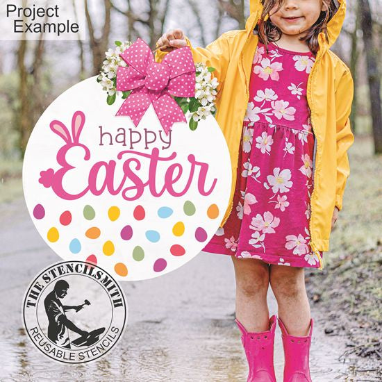 10388 Happy Easter Stencil - The Stencilsmith