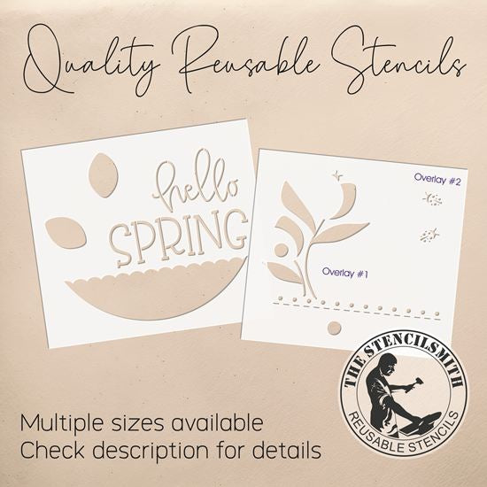 10389 Hello Spring Stencil - The Stencilsmith