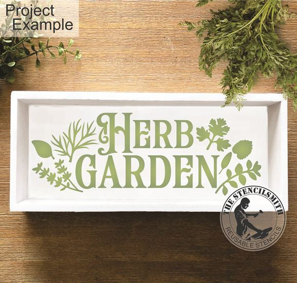 10398 Herb Garden Stencil