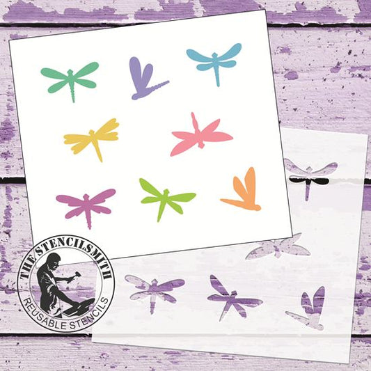 10399 Little Dragonflies Stencil