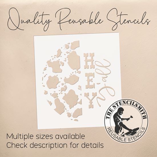 10405 Hey Y'all Stencil - The Stencilsmith