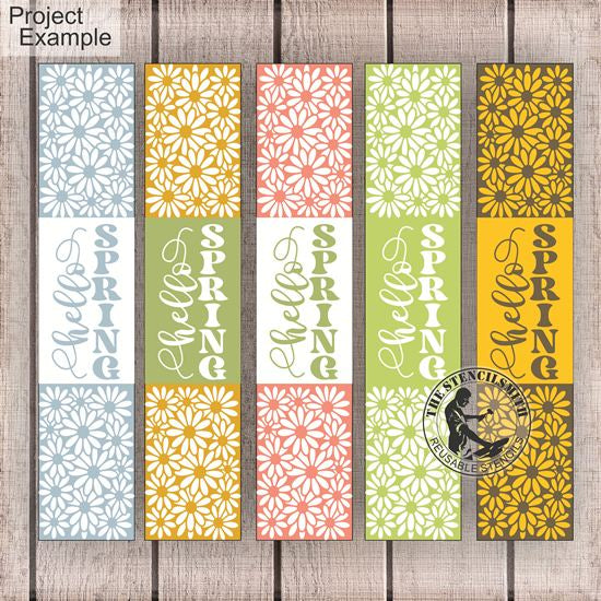 10407 Hello Spring Stencil Set - The Stencilsmith