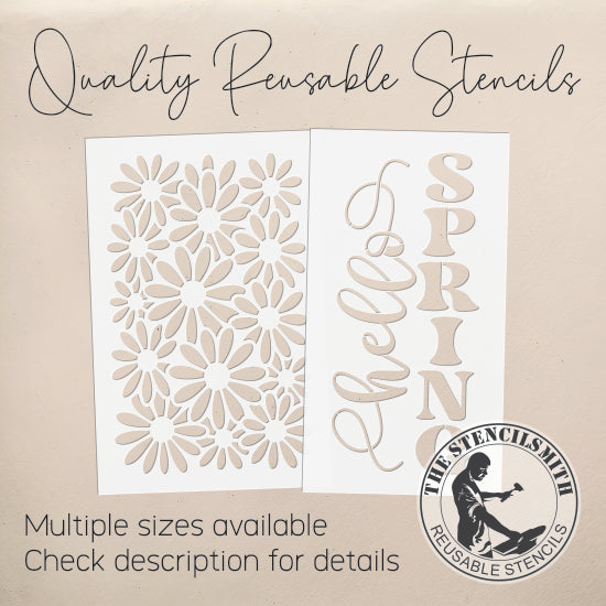 10407 Hello Spring Stencil Set - The Stencilsmith