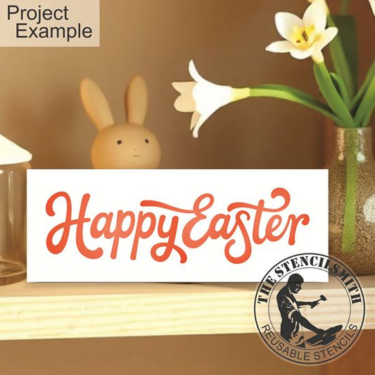 10414 Happy Easter Stencil - The Stencilsmith