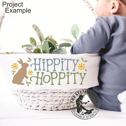 10416 Hippity Hoppity Stencil - The Stencilsmith