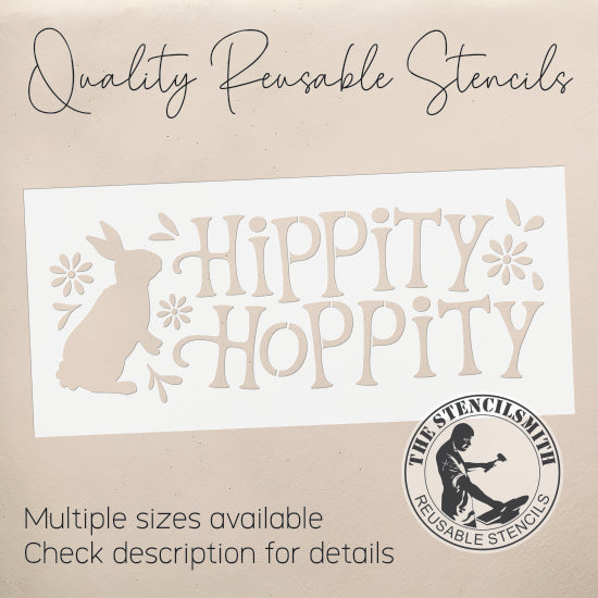 10416 Hippity Hoppity Stencil - The Stencilsmith