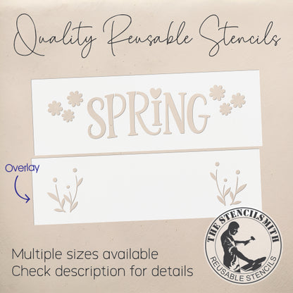 10417 Spring Stencil - The Stencilsmith
