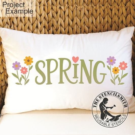 10417 Spring Stencil - The Stencilsmith