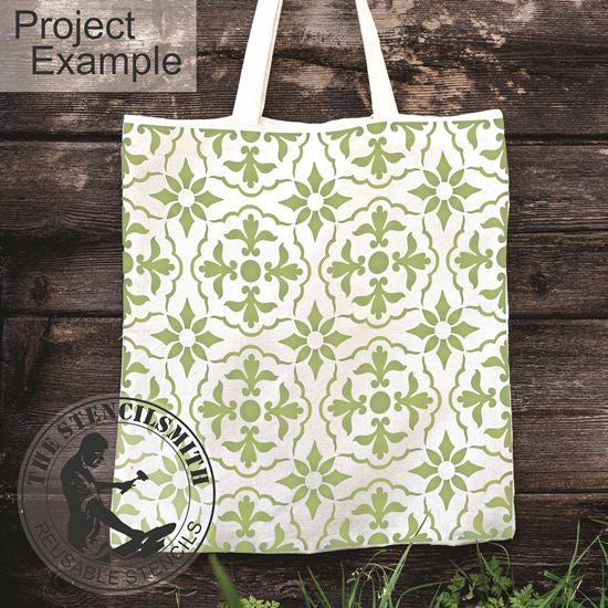 10421 Talavera Pattern Stencil - The Stencilsmith