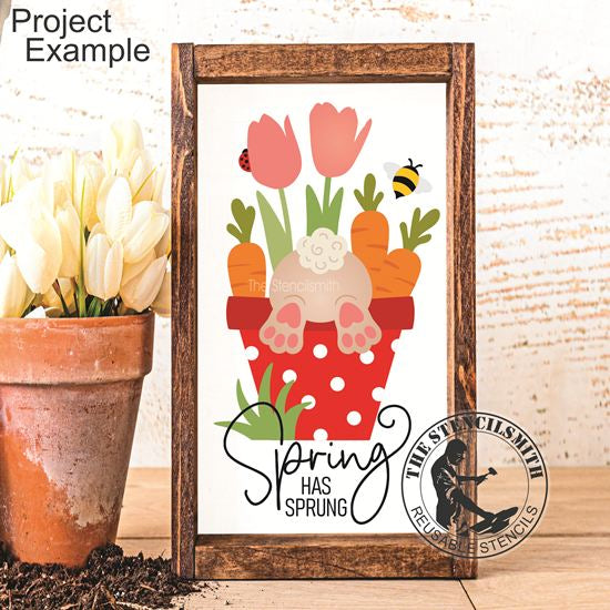 10422 Spring Has Sprung Stencil - The Stencilsmith