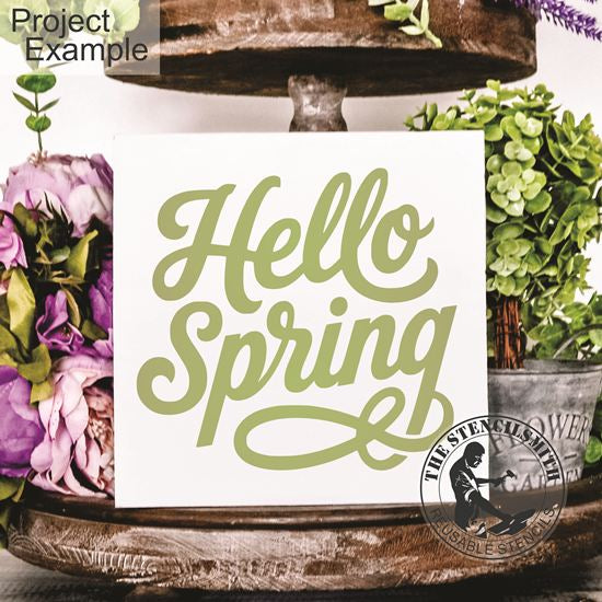 10435 Spring Mini Stencils - The Stencilsmith