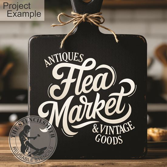 10438 Flea Market Stencil - The Stencilsmith