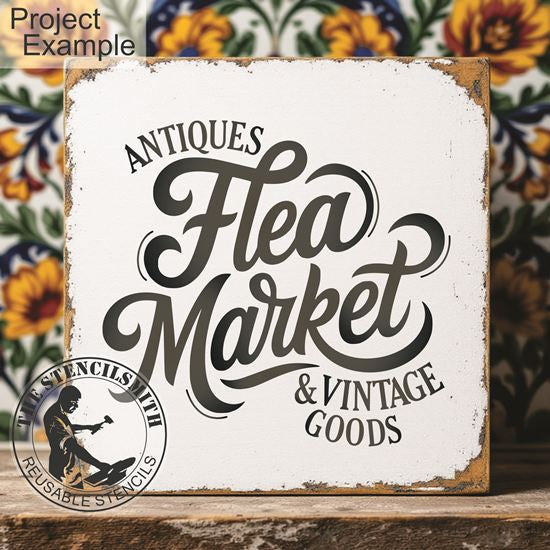 10438 Flea Market Stencil - The Stencilsmith