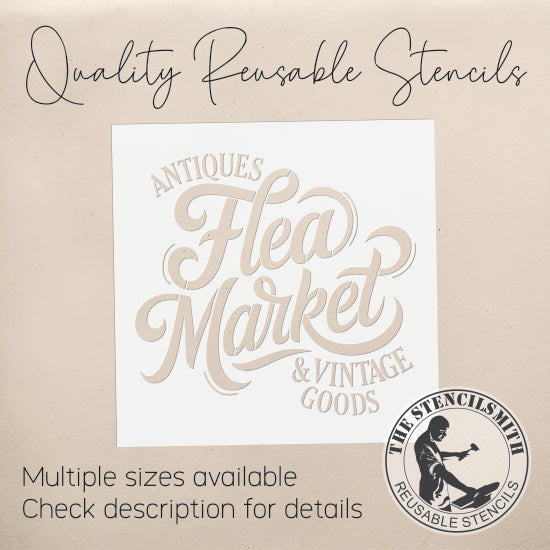 10438 Flea Market Stencil - The Stencilsmith