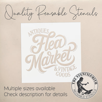 10438 Flea Market Stencil - The Stencilsmith