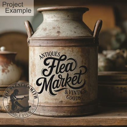 10438 Flea Market Stencil - The Stencilsmith