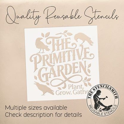 10442 The Primitive Garden Stencil - The Stencilsmith